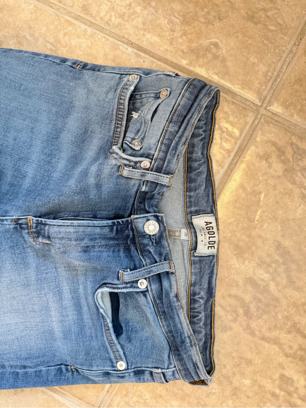 Agolde Light Blue High-Rise Women's Jeans